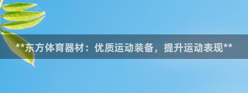富联是什么平台：**东方体育器材：优质运动装备，提升