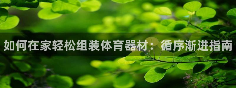 富联官网代理系列是正品吗：如何在家轻松组装体育器材：