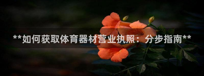 富联娱乐访问中国网站：**如何获取体育器材营业执照：