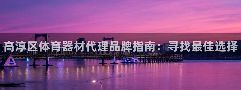富联平台登录注册：高淳区体育器材代理品牌指南：寻找最