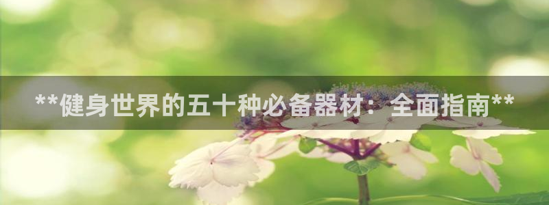 富联平台荐 585341：**健身世界的五十种必备器